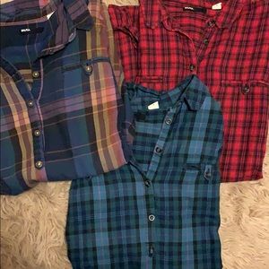 Plaid Shirt Bundle of 3